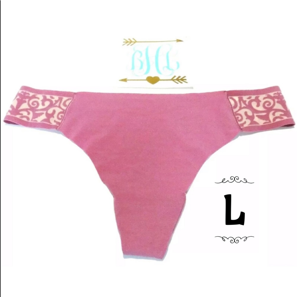 Victoria’s Secret Thong Panties Pink Large